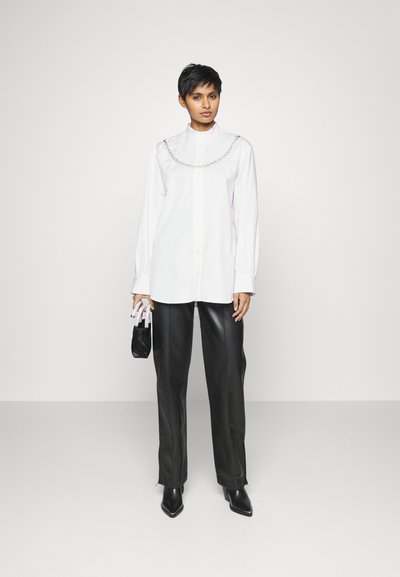 Christopher Kane WEDDING CRYSTAL CHAIN SHIRT - Blúz - white