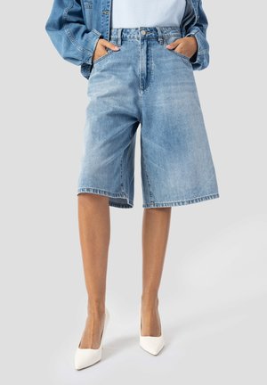 JUDY - Jeans Shorts - steel blue