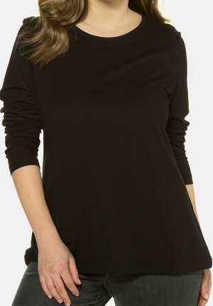 Langærmet T-shirt - black
