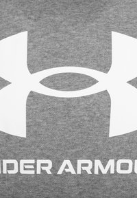 Under Armour RIVAL LOGO - Hoodie - grau weiss