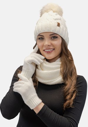 Vivisence SET LOOP - Sjal / Tørklæder - ecru