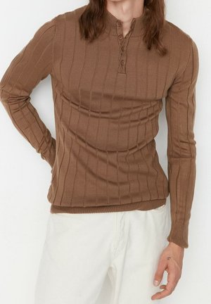 Jersey de punto - brown