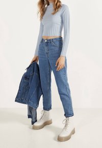 Bershka Pullover - light blue