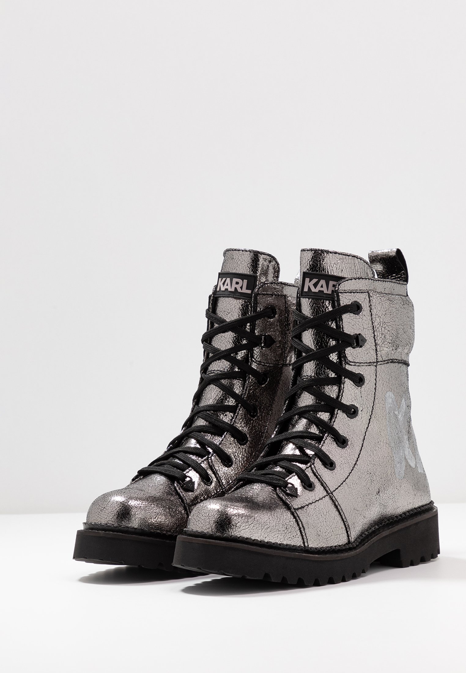 KADET HI LACE BOOT Veterboots black KADET HI LACE BOOT Veterboots black