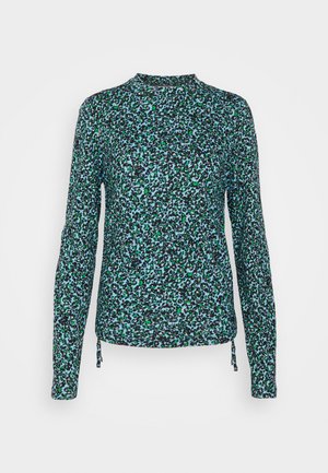 Marc O'Polo DENIM LONGSLEEVE SIDESEAM GATHERING - Ilgarankovis viršutinės dalies drabužis - multi/fresco blue