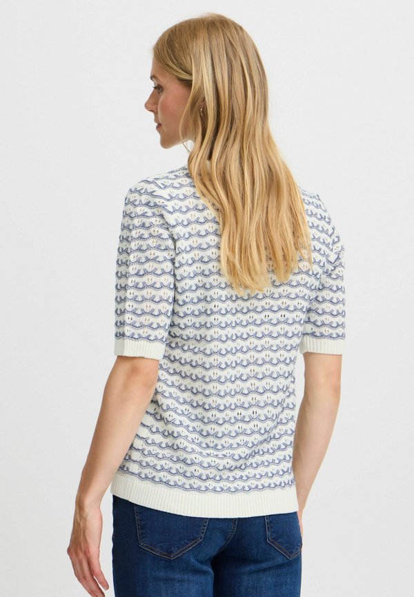 FRLILJE - Print T-shirt - vintage indigo mix3