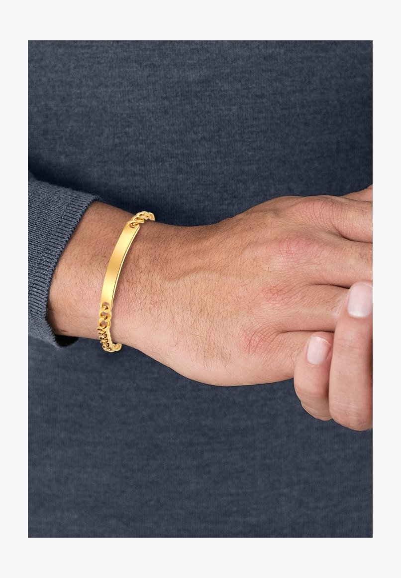 LES POULETTES BIJOUX Bracciale Polsino Oro | Gioiello Ottone Placcato 3 Micron, Regalo In Cofanetto