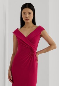 Lauren Ralph Lauren - JERSEY OFF-THE-SHOULDER GOWN - Apģērbs svinīgiem gadījumiem - sport pink Miniatūras attēls 1