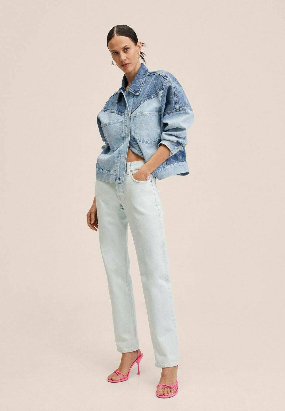 Mango BELLA - Straight leg jeans - bleu délavé/light blue - Zalando.co.uk