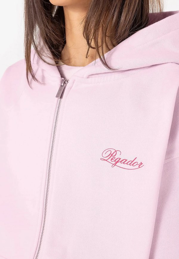 TUNI OVERSIZED JACKET - Zip-up sweatshirt - washed bubblegum3