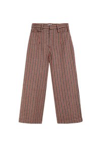 OUSSY  - Trousers - burgundy check