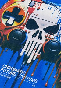 Next RELAXED FIT SHORT SLEEVE GRAPHIC STANDARD - Triko s potiskem - blue skull controller