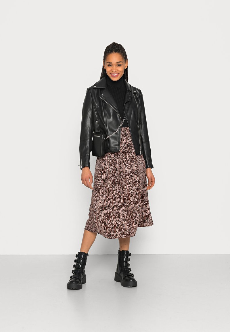 Damen Jeansröcke | Pieces MIDI SKIRT A-Linien-Rock burlwoodgraphic/mauve - LS12283 Damen Jeansröcke | Pieces MIDI SKIRT A-Linien-Rock burlwoodgraphic/mauve - LS12283