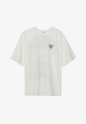Even&Odd, OVERSIZED - T-Shirt print - offwhite