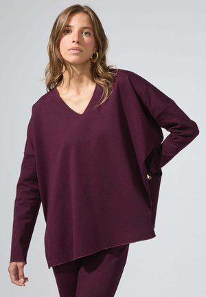 MARTHE - T-shirt à manches longues - bordeaux