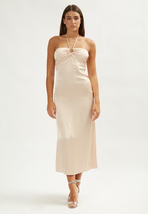 INFLUENCER CUT OUT  - Cocktailjurk - beige