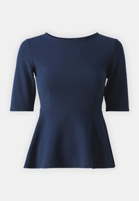 VILA VIBRONTE O NECK - Paprasti marškinėliai - navy blazer
