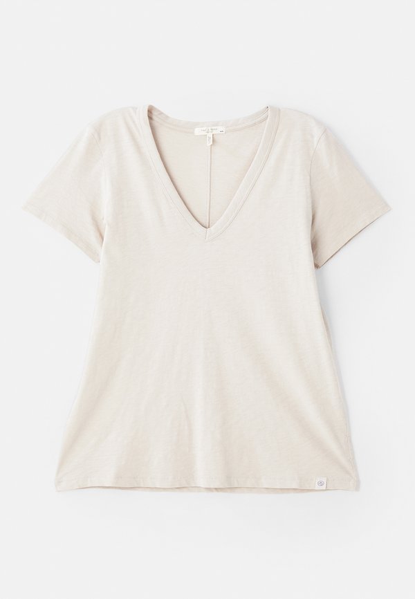 THE SLUB VEE - Basic T-shirt - fossil4