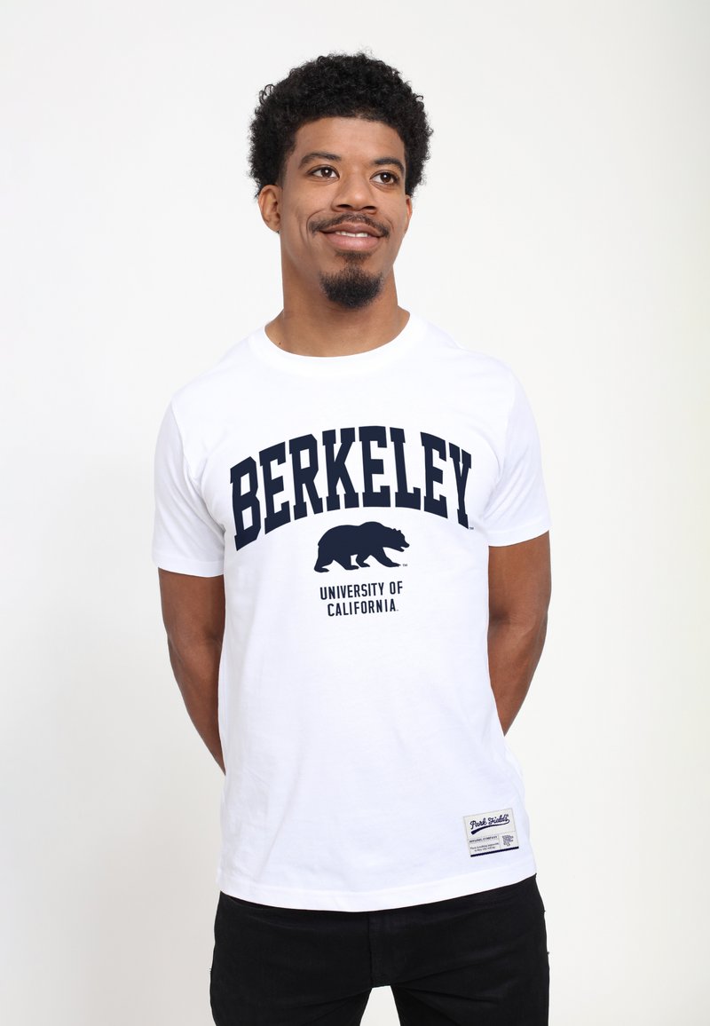 Henry Tiger BERKELEY UNIVERSITY BEAR - Camiseta estampada - white