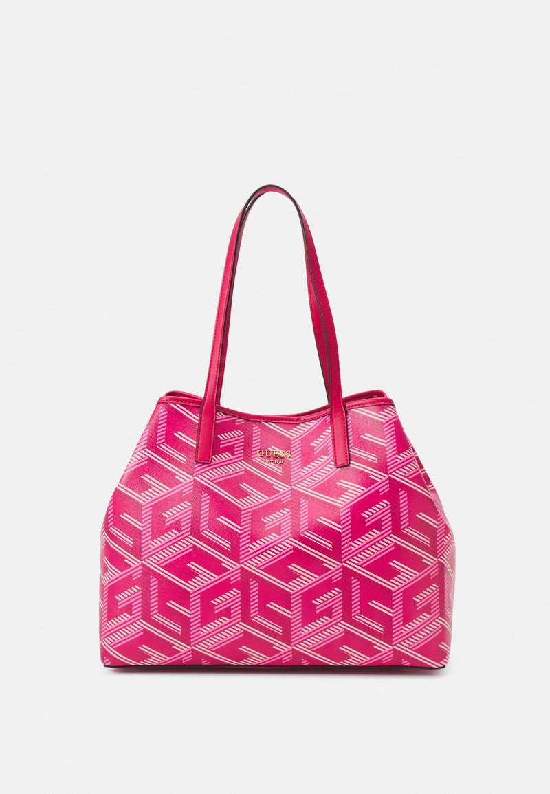 Guess VIKKY LARGE TOTE SET Tote bag fuchsia/pink Zalando.ie