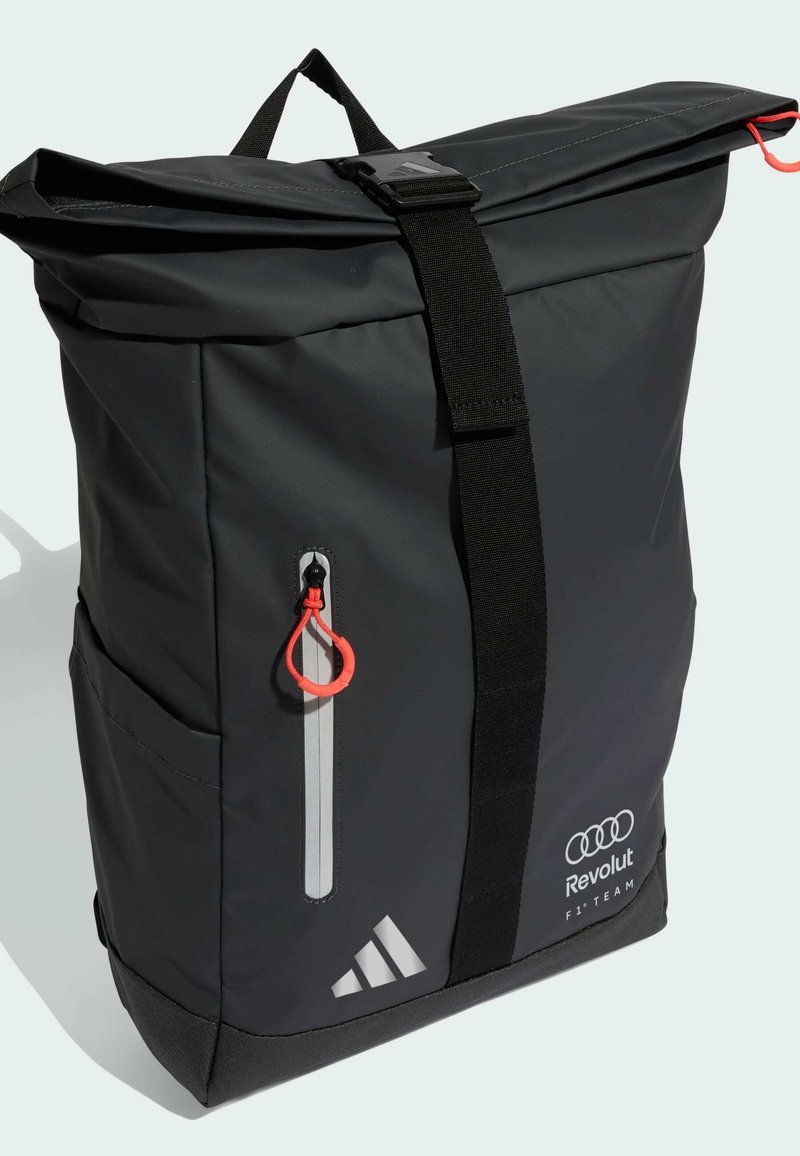 adidas Black Roll-Top Backpack with Front Zip Pocket adidas Combat Rolltop Backpack – All American Martial Arts  main image 2