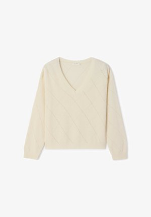 American Vintage, PULL FEMME NAGOO - Svetrík - nacre