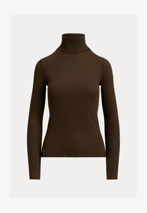 Polo Ralph Lauren STRETCH BLEND TURTLENECK - Maglione - dark brown