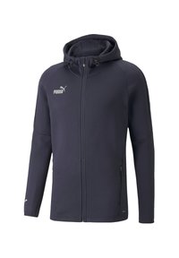 Puma - TEAMSPORT TEAMFINAL CASUALS - Cipzáras pulóver - blau Miniatűr kép 1