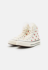 Converse CHUCK 70 - Høye joggesko - egret/black/red