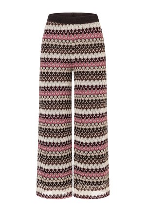 More & More, MORE & MORE TRENDIGE AJOURMUSTER SCHLUPFHOSE - Stoffhose - fancy jesey