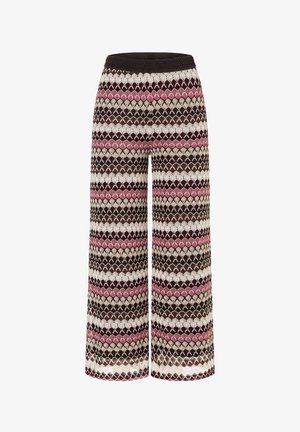 More & More, MORE & MORE TRENDIGE AJOURMUSTER SCHLUPFHOSE - Trousers - fancy jesey