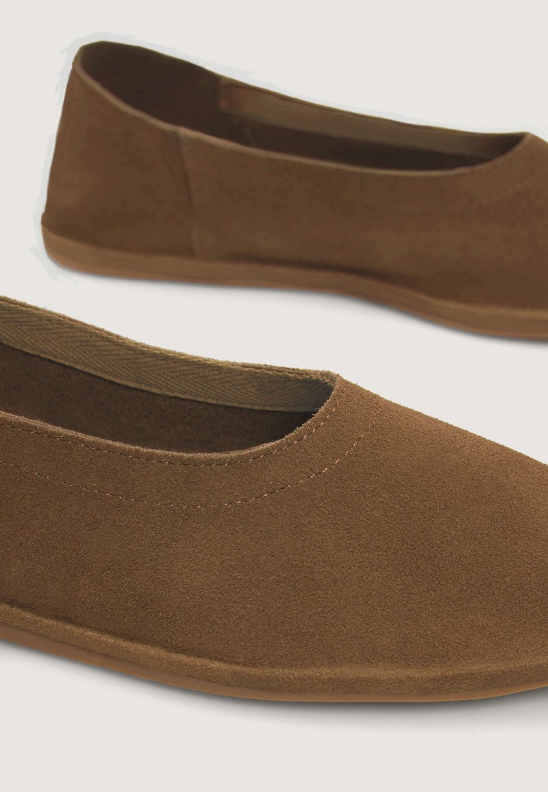Damen Klassische Ballerinas | OYSHO SPLIT Klassischer Ballerina brown/braun - SL75895 Damen Klassische Ballerinas | OYSHO SPLIT Klassischer Ballerina brown/braun - SL75895