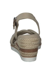 TOM TAILOR Sandalias de cuña - beige