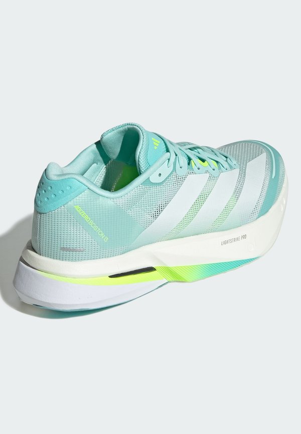 ADIZERO BOSTON 13 - Road running shoes - semi flash aqua  metalic   lucid lemon2