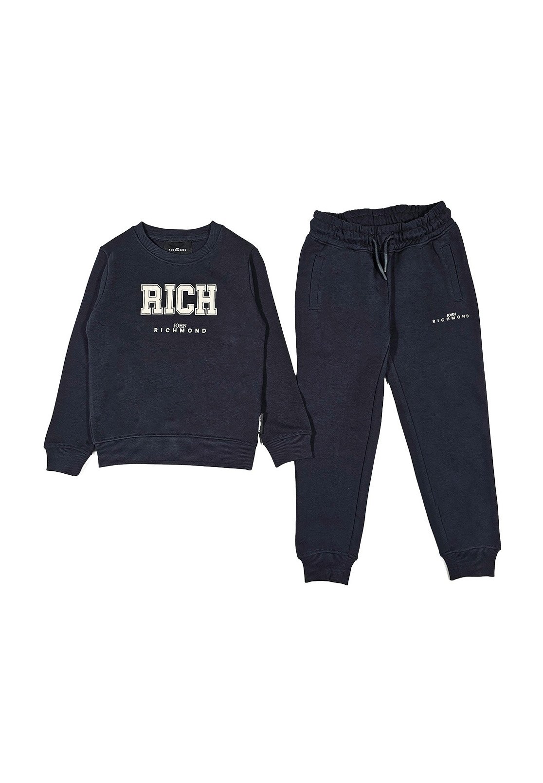 John Richmond COMPLETO SET Tuta blu navy/blu scuro