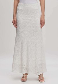 EDITED CATALINA - Maxi skirt - weiß