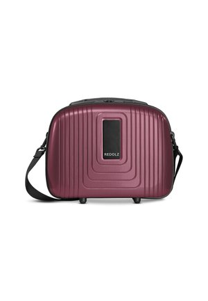 Wash bag - aubergine metallic