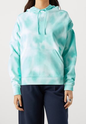 Felpa con cappuccio - turquoise