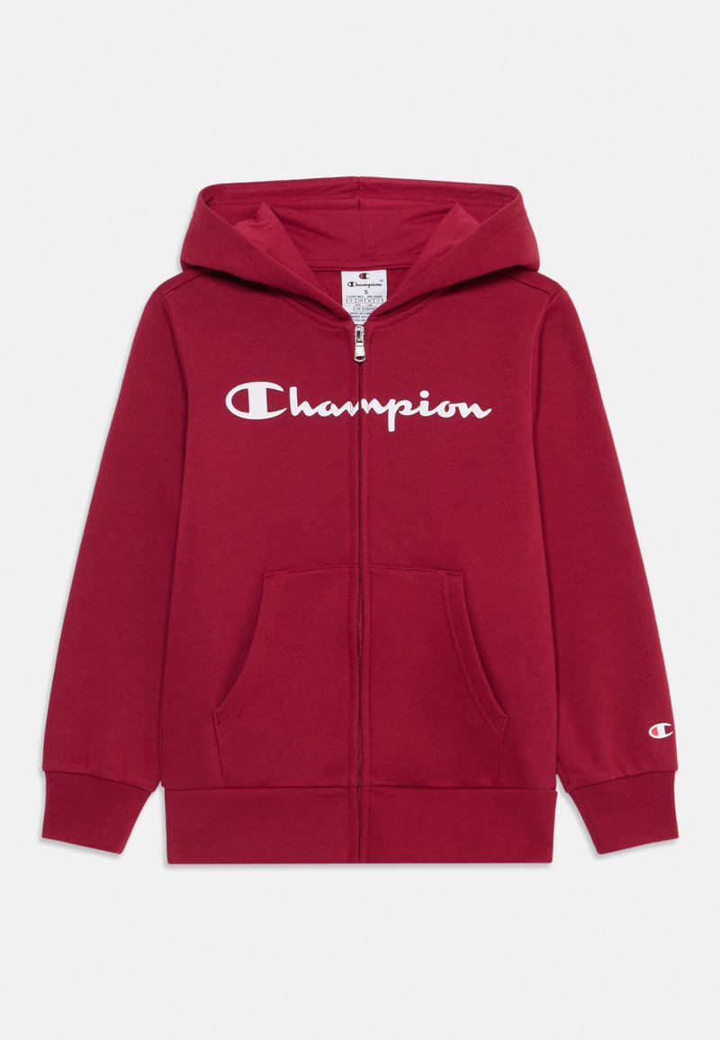 VERTBAUDET Sweat Zippé à Capuche Sport Garçon Rouge 10A - Molleton Doublé