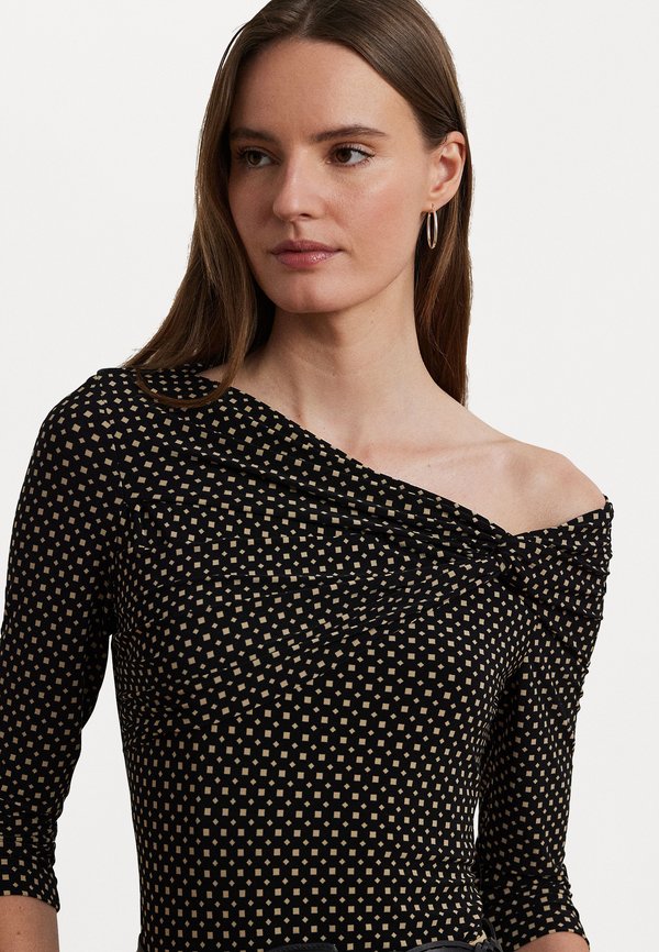 GEO PRINT JERSEY OFF THE SHOULDER TOP - Long sleeved top2