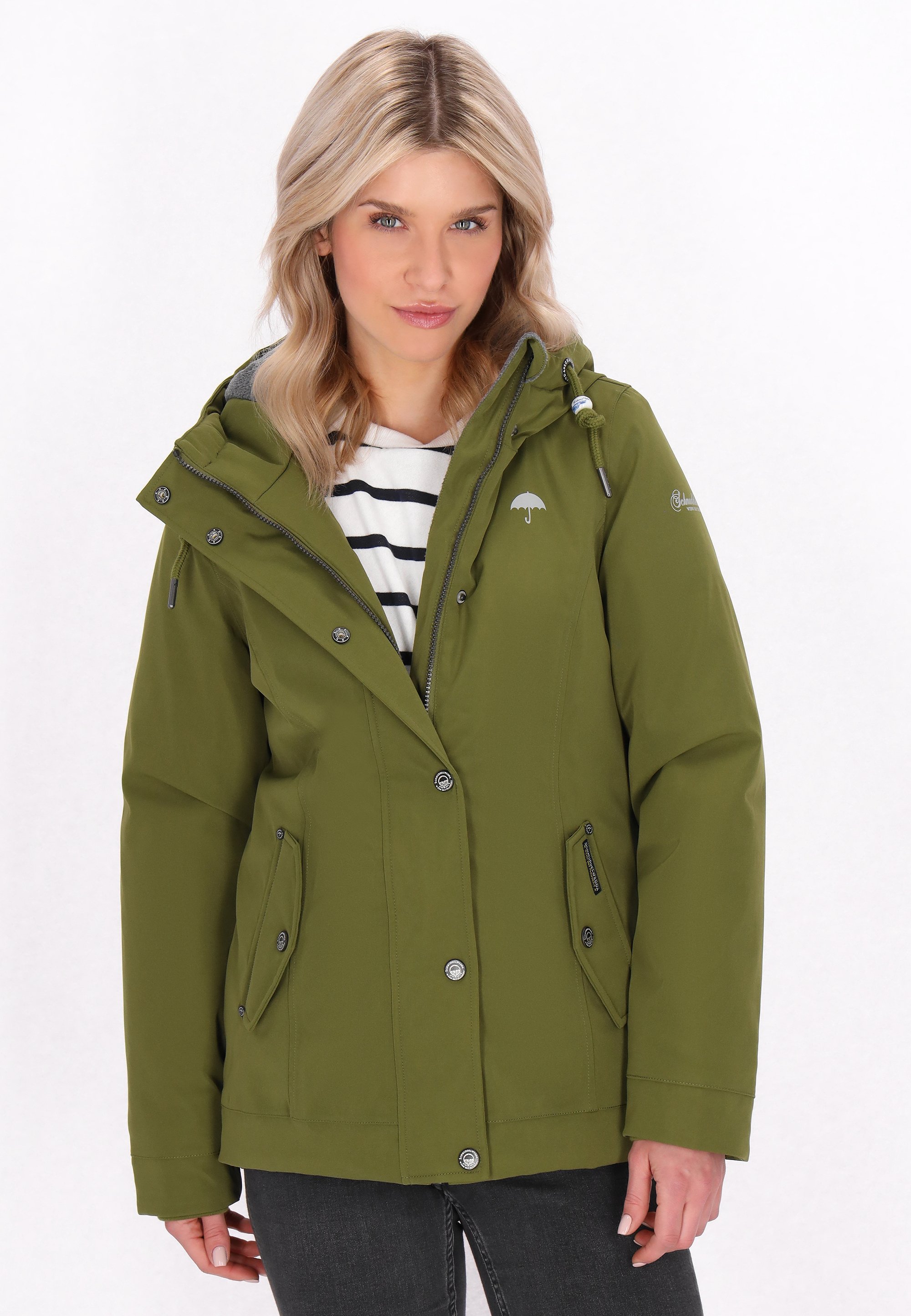 Regenparker Olive Schmuddelwedda Blau Schmuddelwedda Parka Olive
