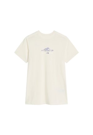 The North Face, W FOUNDATION SHORT SLEEVES T-SHIRT-GRAPH. - T-shirt print - white dune