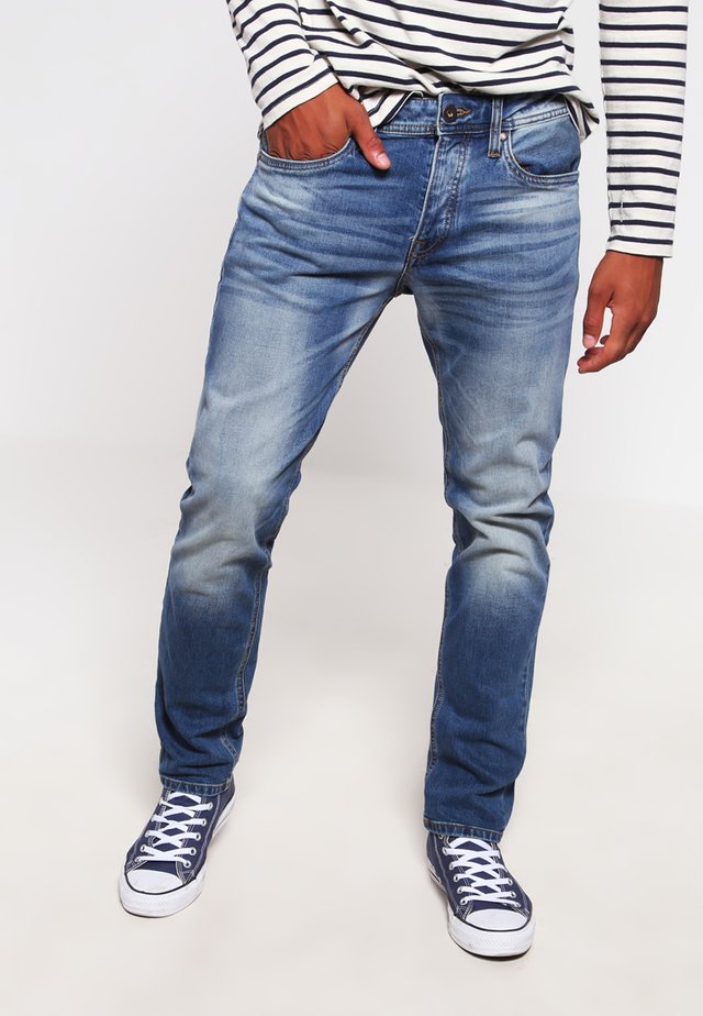 JJIMIKE JJORIGINAL - Straight leg jeans - blue denim