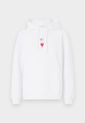 UNISEX - Sudadera - white/red