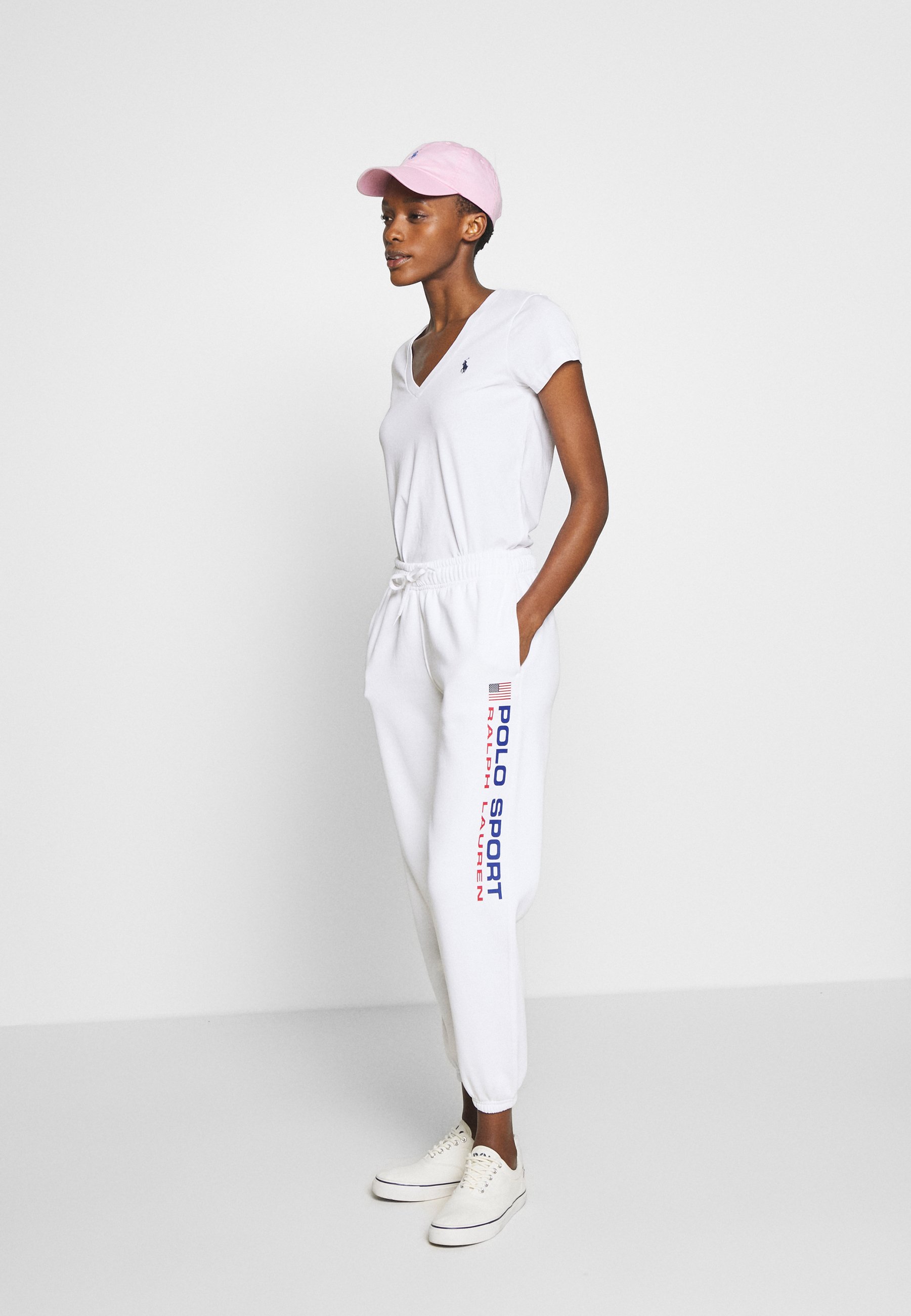 Polo Ralph Lauren POLO SPORT FLEECE SWEATPANT - Pantaloni sportivi -  white/bianco - Zalando.it