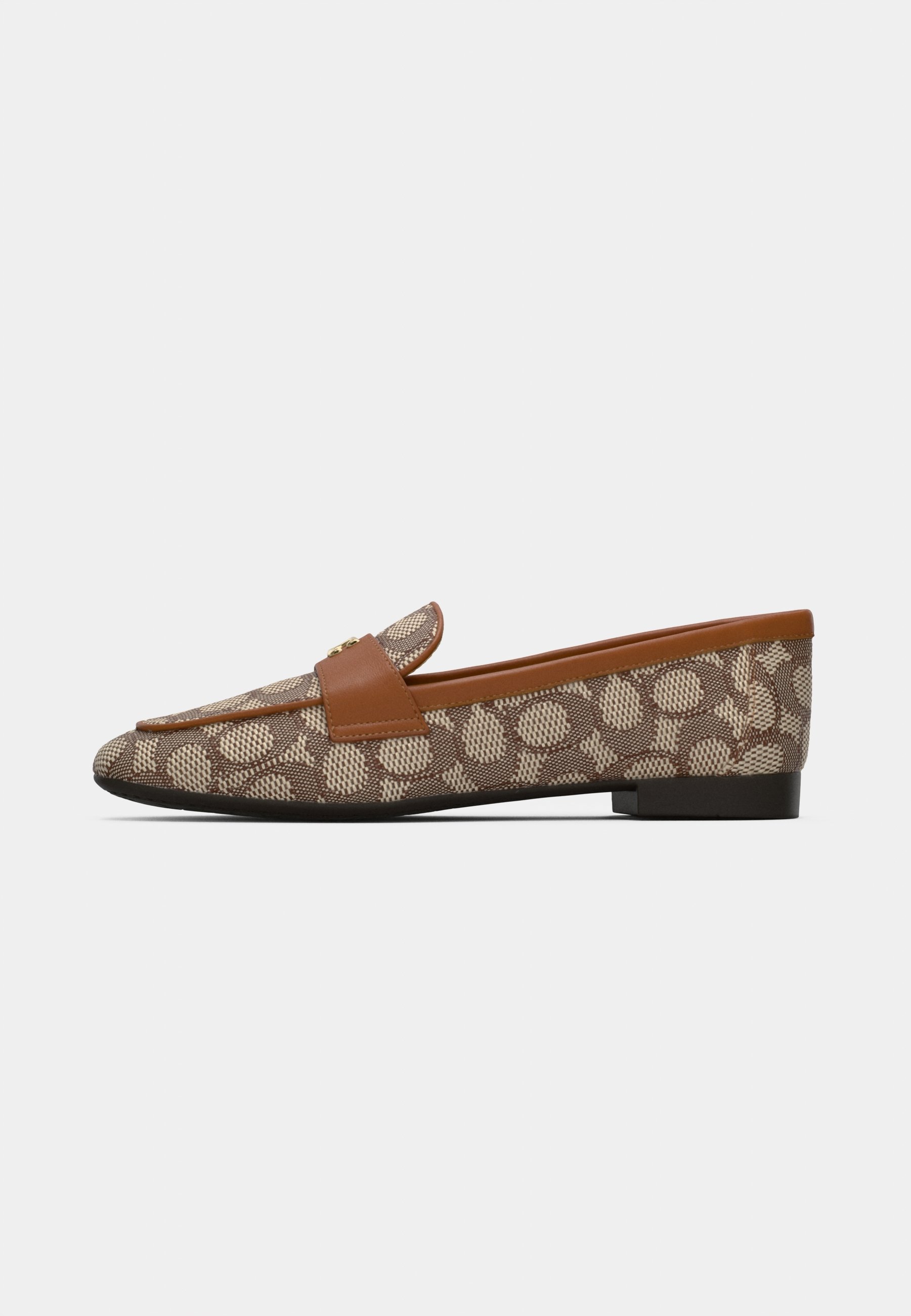 COACH SCULPTED C SIGNATURE LOAFER - Sapatos sem atacadores - cocoa