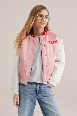 WE Fashion Bombertakki - light pink