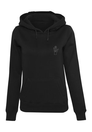 Merchcode SCRIBBLE HAND  - Sweat à capuche - black