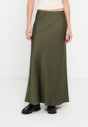 SIBILLA LONG SKIRT - Maxiszoknya - olive morning