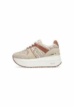MONOGRAM SUPER-PLATFORM  - Zapatillas - beige